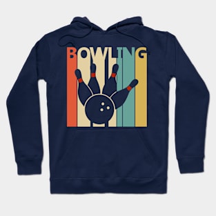 Vintage Bowling Player Gift Hoodie